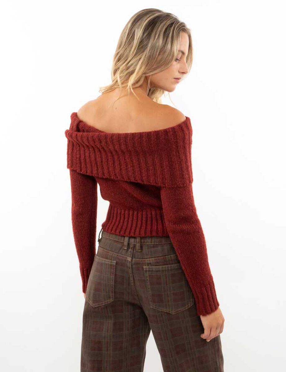 Sweater Bardot Mujer Icono
