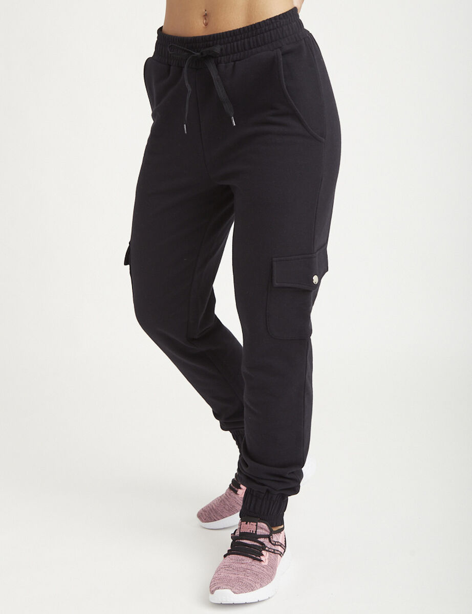 Pantalón De Buzo Deportivo Mujer Black County