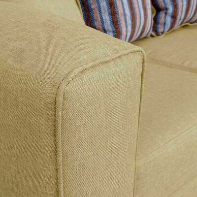 Imagen 2 del producto Sofá Elegant Detail Santa Fe 3 Cuerpos Tela Beige