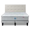 Cama Europea Simmons 2 Plazas Dreamer 190 Cm + Respaldo Urban Arena