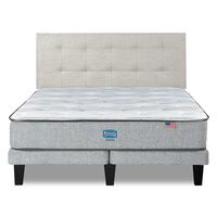 Cama Europea Simmons 2 Plazas Dreamer 190 Cm + Respaldo Urban Arena
