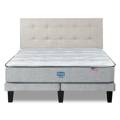 Imagen 1 del producto Cama Europea Simmons 2 Plazas Dreamer 190 Cm + Respaldo Urban Arena