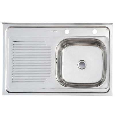 Imagen 1 del producto Lavaplatos Izquierdo Sobrepuesto Con Reblase Splendid 800X500 cm