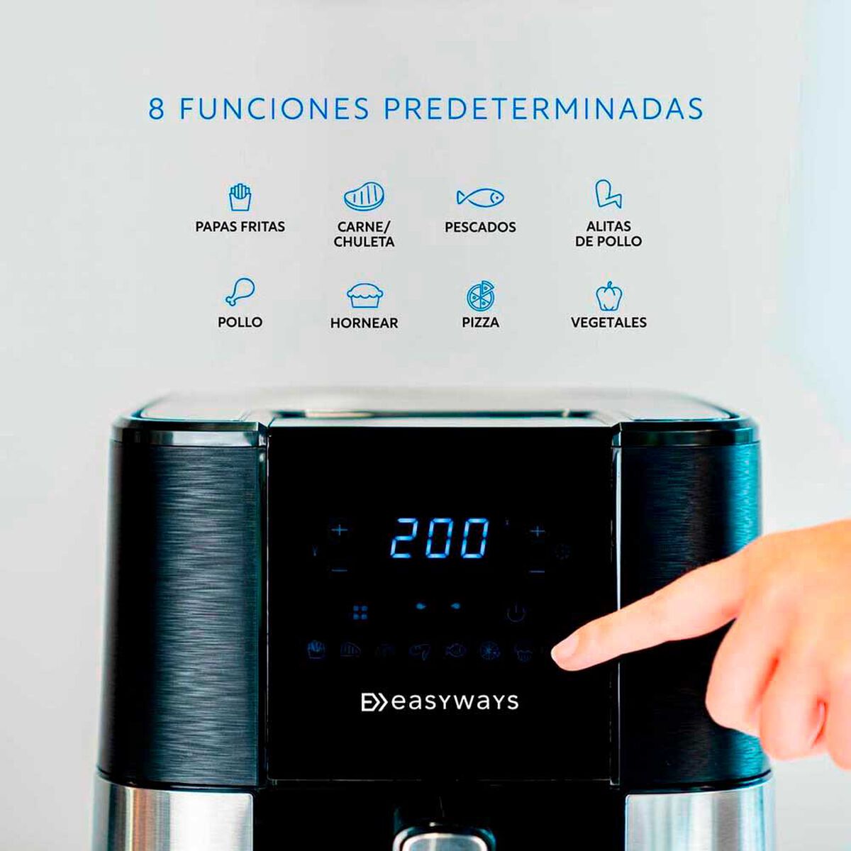 Freidora de Aire EasyWays Air Fryer Chic 5,5 lts.