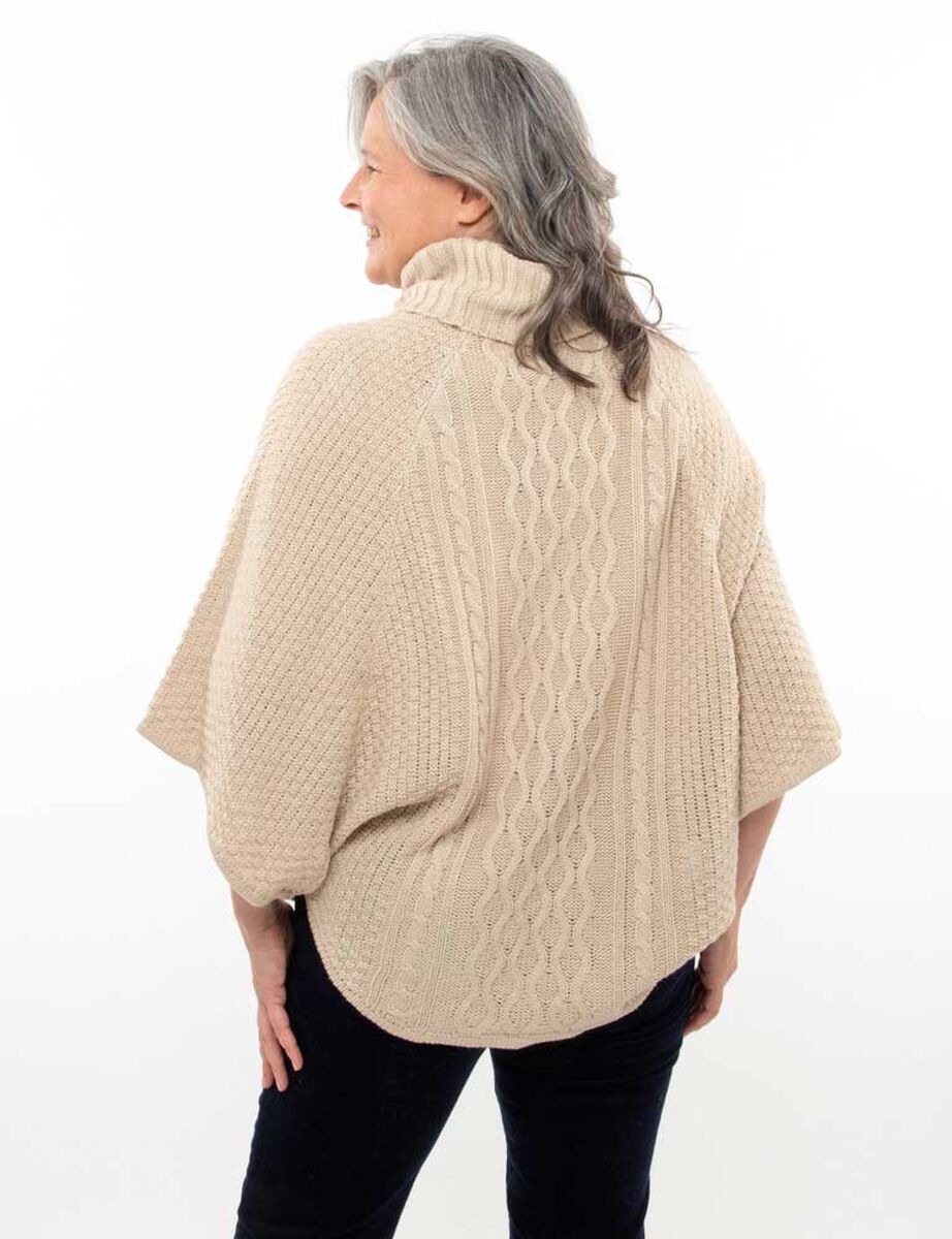 Sweater Poncho Mujer Portman Club
