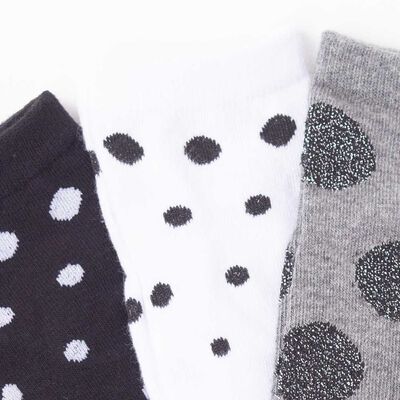 Imagen 2 del producto Pack 3 Calcetines Mujer Icono Negro