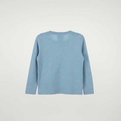 Imagen 2 del producto Pack 2 Polera Manga Larga Niño Chess Azul, Grafito, Ocre