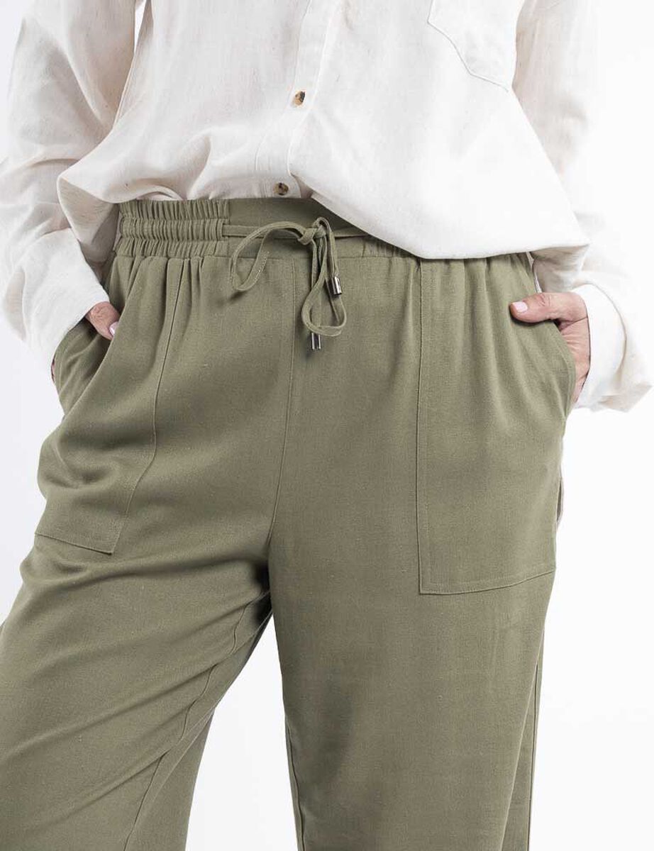 Pantal&oacute;n Lino Mujer Portman Club