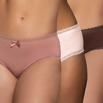 Pack 3 Unidades Calz&oacute;n Pantaleta Mujer Intime