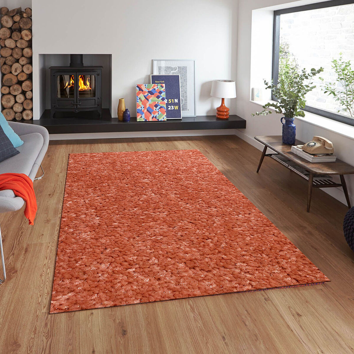 Alfombra Interior Idetex Frise Lisa 150 x 200 cm