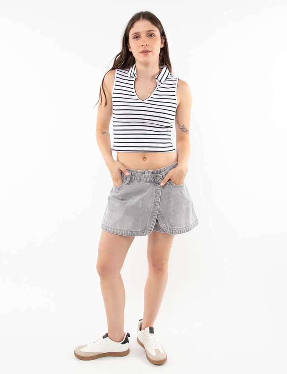 Falda Short Denim Mujer Icono