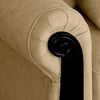 Sofá Elegant Michigan Tela 3 Cuerpos Beige