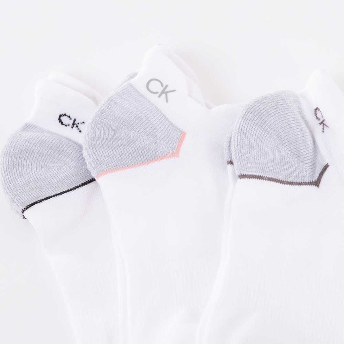 Pack 3 Calcetas de Algodón Blanco Mujer Calvin Klein