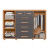 C&oacute;moda Vekkahome Fontana 7 Cajones Gris