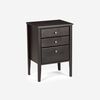 Cama Europea Rosen Base Dividida 2 Plazas Driven + Respaldo + 2 Veladores Issey