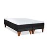 Cama Europea Latam Home 2 Plazas Zen Roller Negro