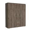 Closet Tuhome Bariloche 2 Cajones 4 Puertas Bellota-Blanco