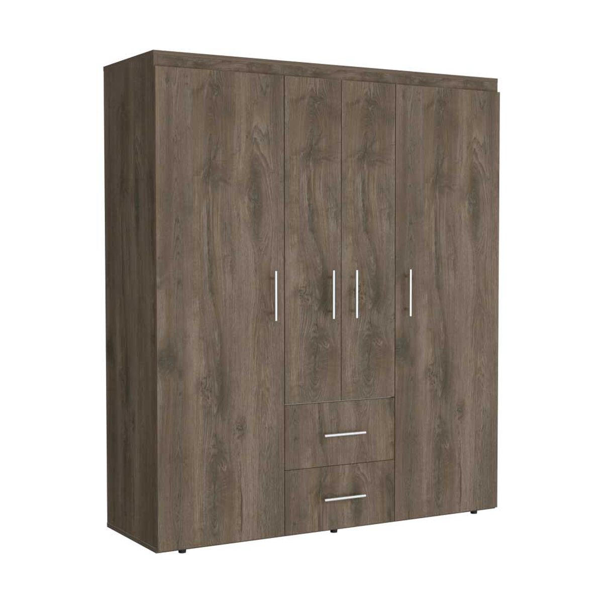 Closet Tuhome Bariloche 2 Cajones 4 Puertas Bellota-Blanco