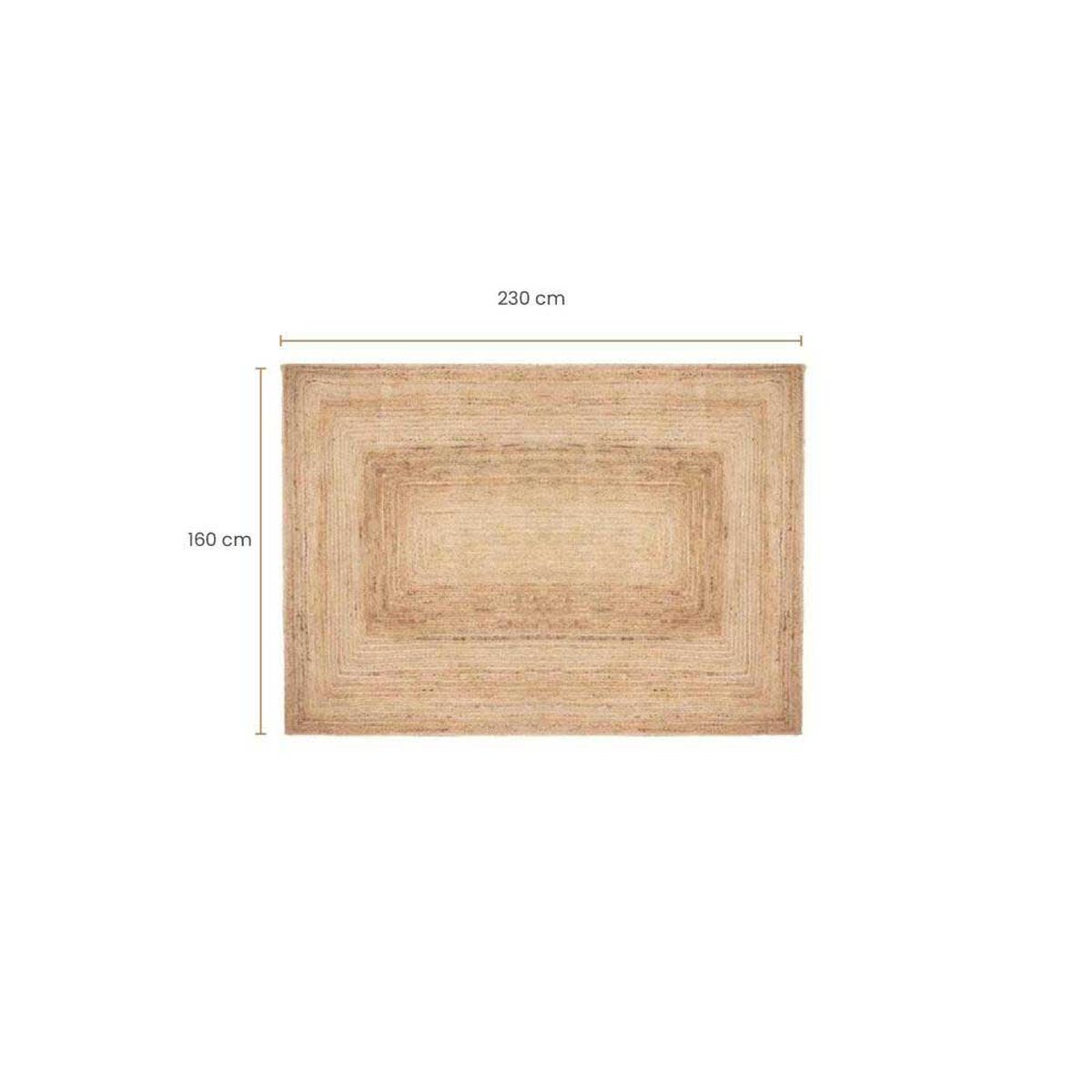 Alfombra Atmosphera Yute Natura 160x230cm