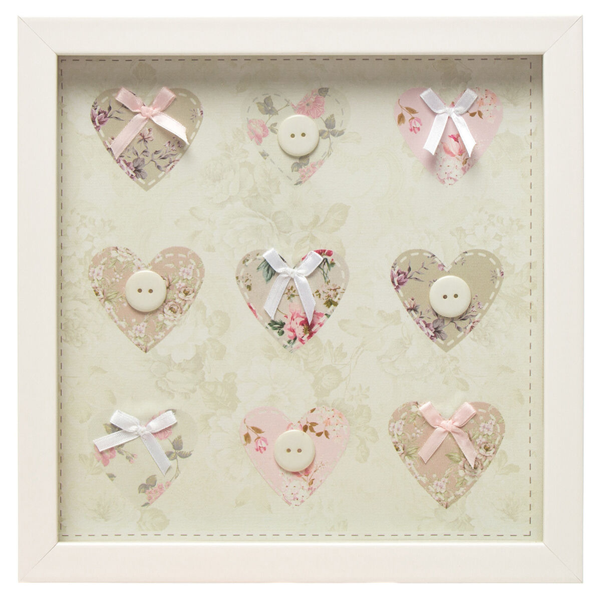 Cuadro Relieve Serie Corazones