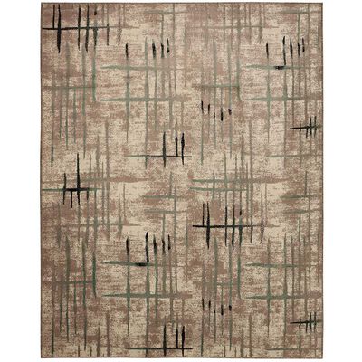Alfombra Decocasa Sutil Tropical 200 x 290 cm Castaño