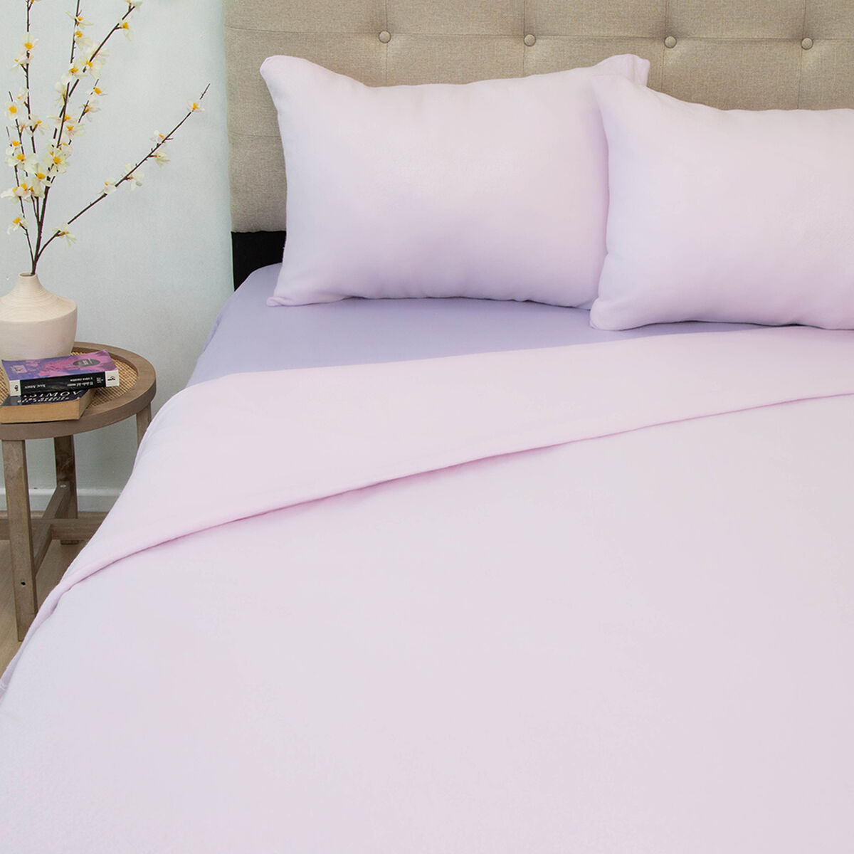 Juego de S&aacute;banas Chiporro Doral King Senses Lavanda