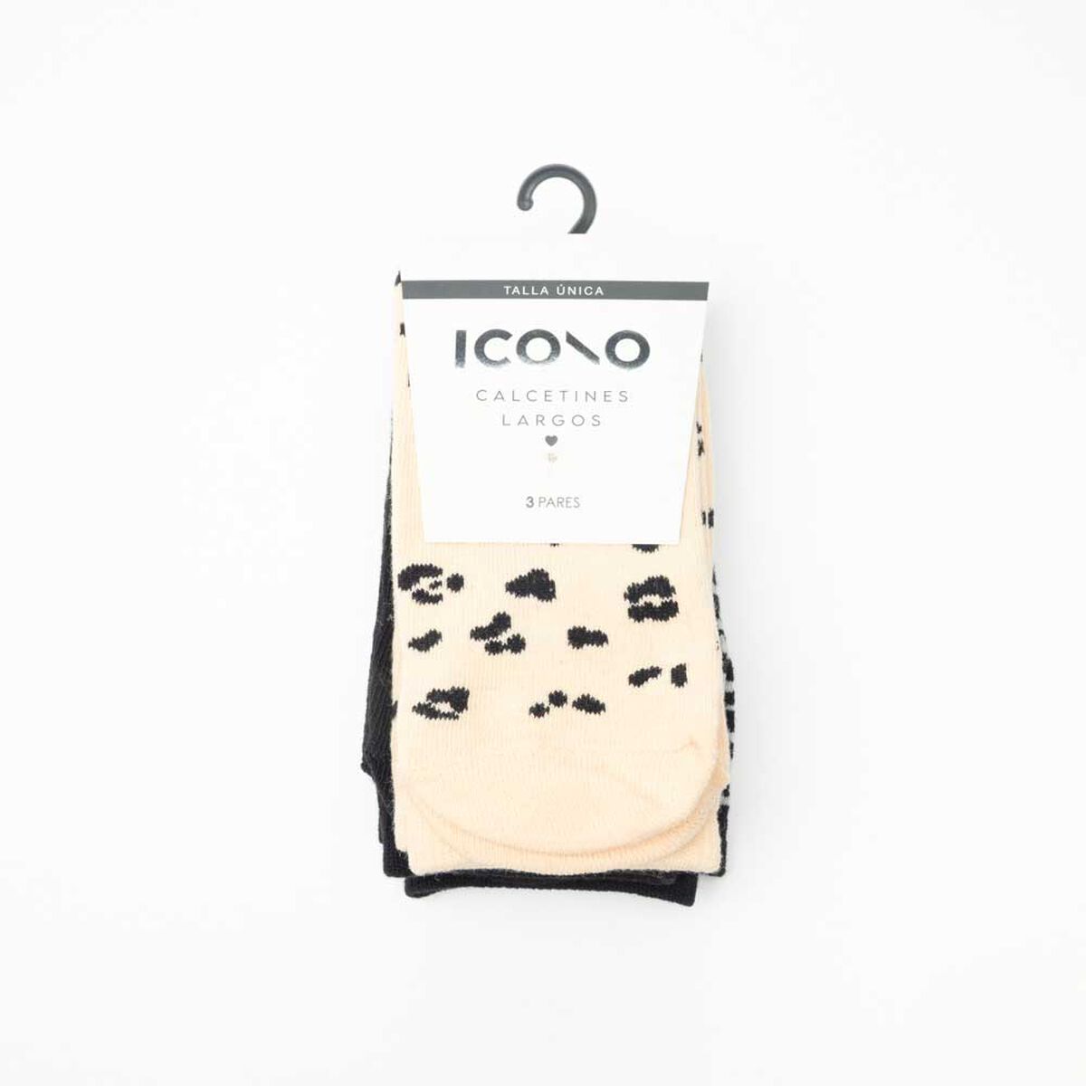 Pack 3 Calcetines Largo Mujer Icono