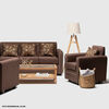 Juego de Living Almore Alemania Sof&aacute; 3 Cuerpos + Dos Sillones 1 Cuerpo Caf&eacute;