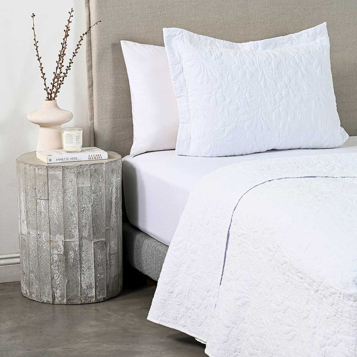 Quilt Royal Supreme 1.5 Plazas Garden White