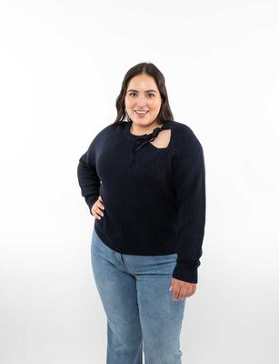 Imagen 1 del producto Sweater Mujer Extralindas Burdeo, Negro, Taupe