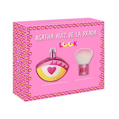Set Agatha Ruiz de la Prada Perfume Mujer Look EDT 80ml + Brocha