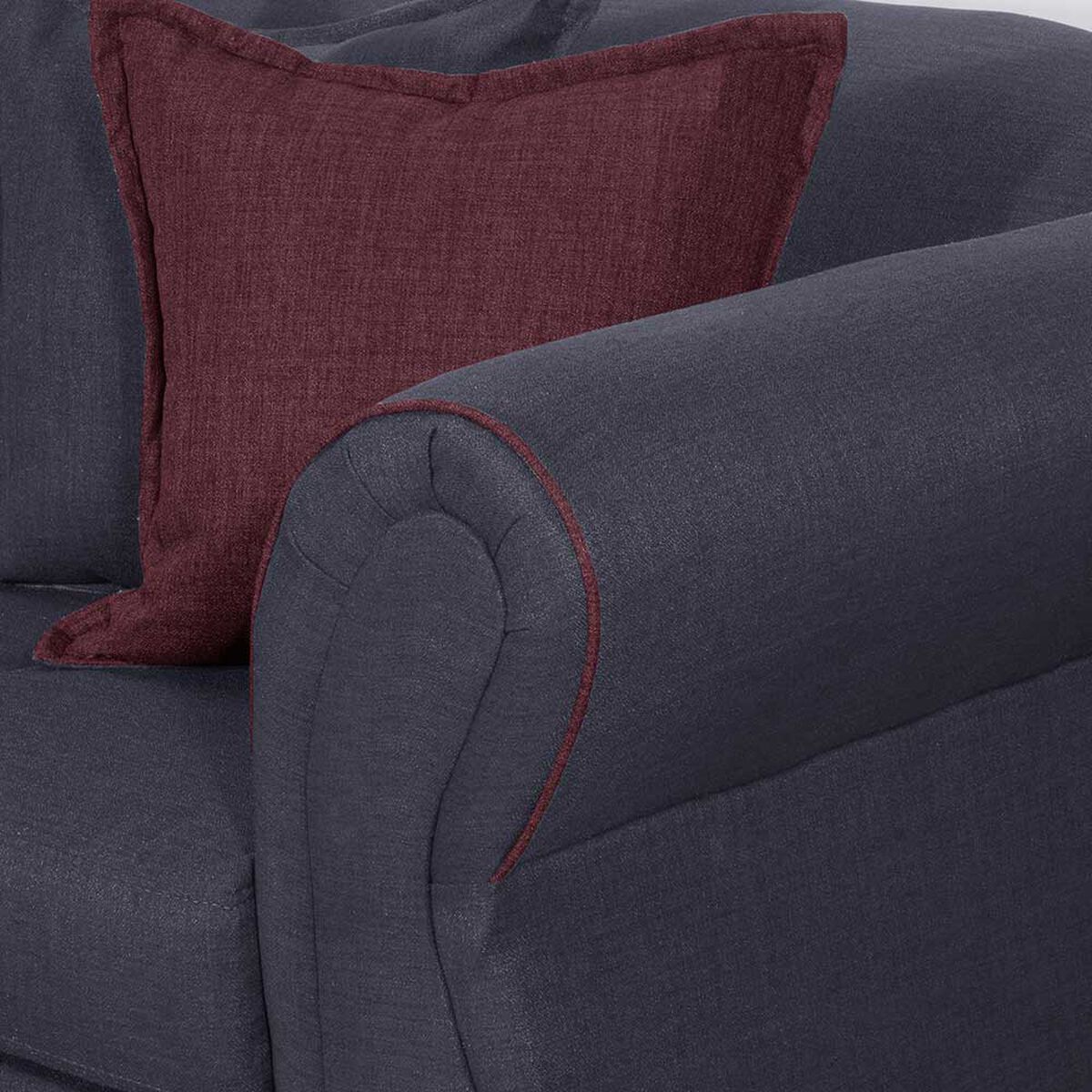 Sofá Black Factory Emili 3 Cuerpos Marengo