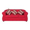 Sof&aacute; Kea Molise Niza 3 Cuerpos Rojo
