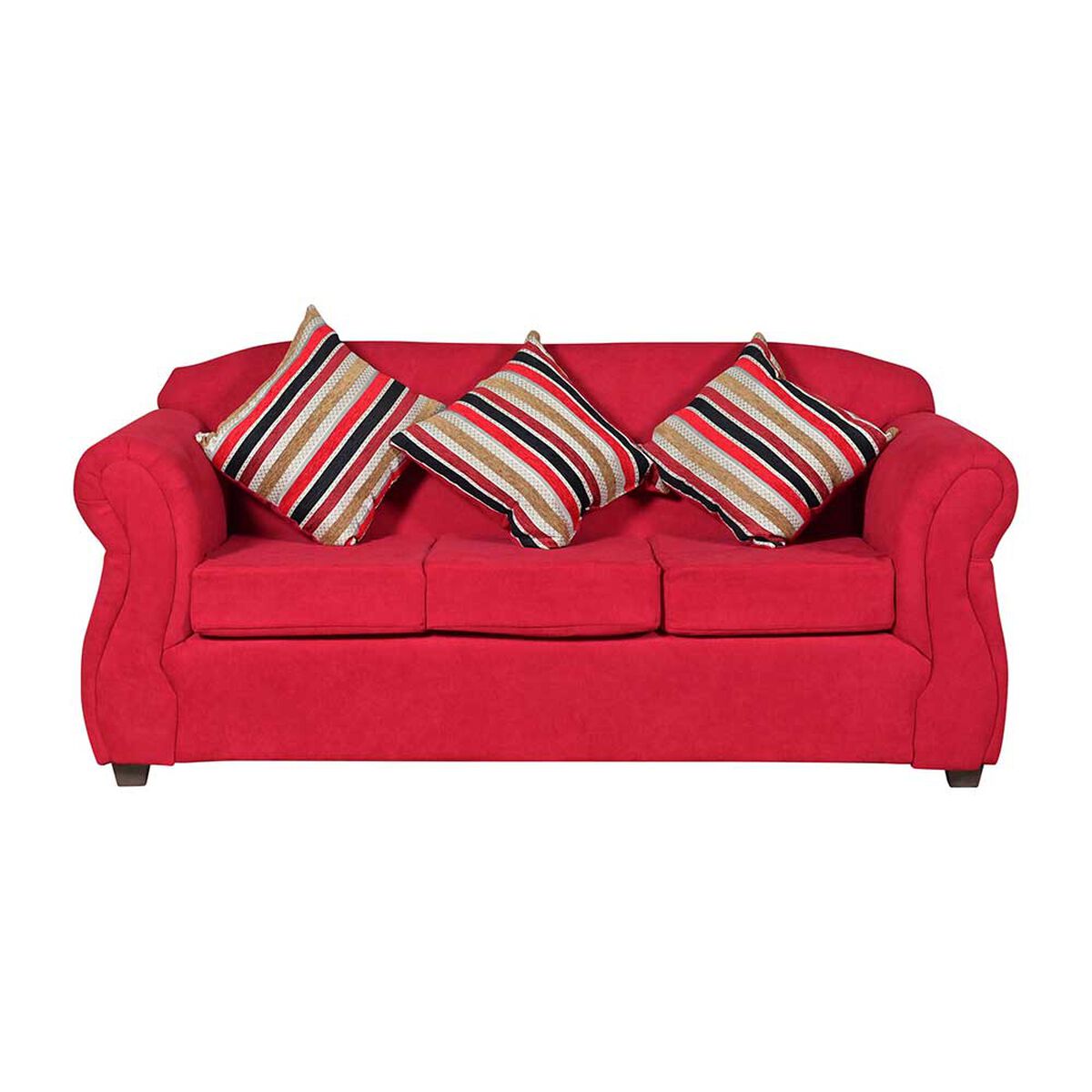 Sof&aacute; Kea Molise Niza 3 Cuerpos Rojo