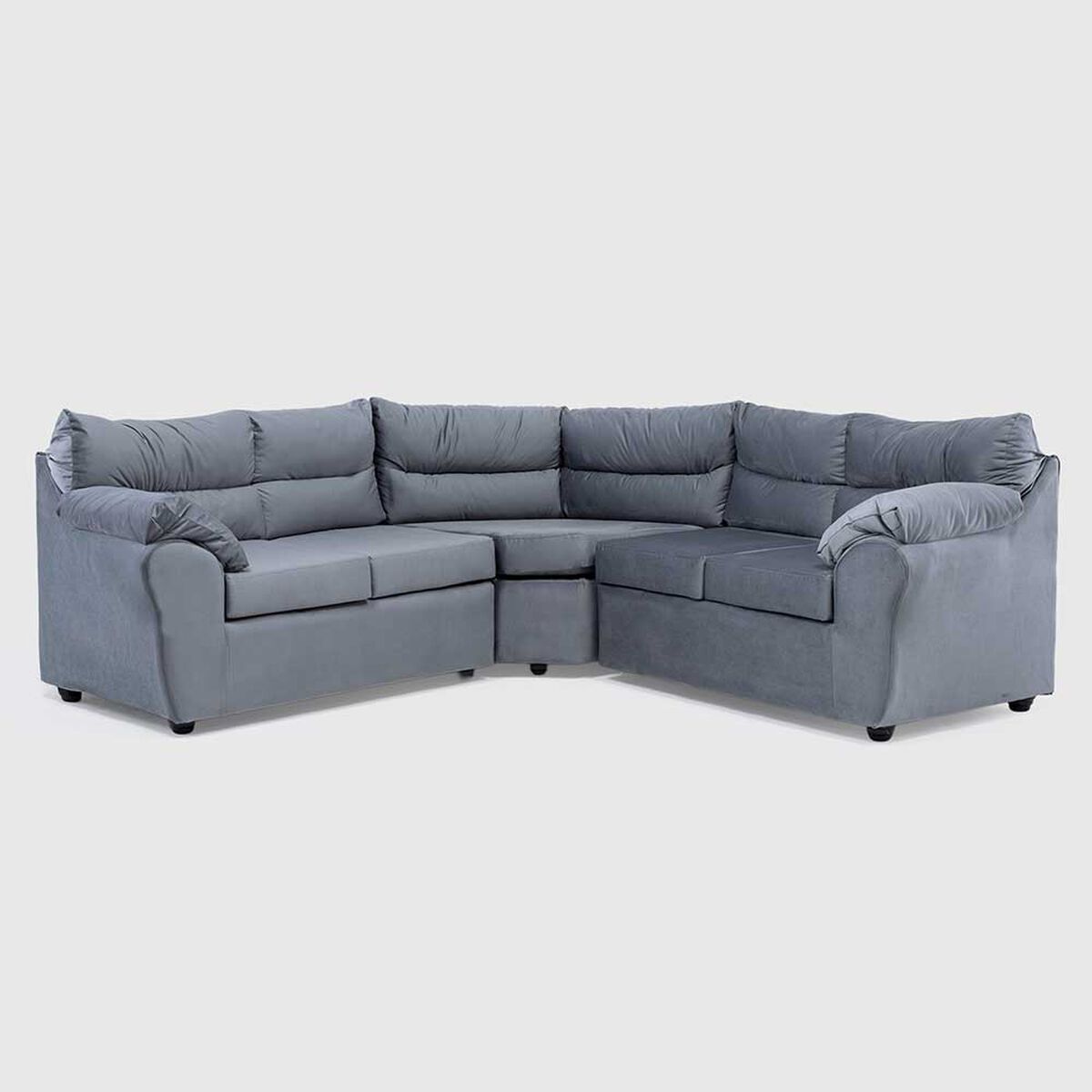 Seccional Esquinero Muebles MPR Arrayán 5 Cuerpos Gris