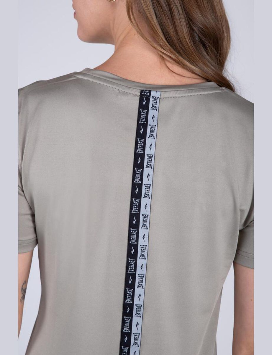 Polera Manga Corta Fitness Mujer Everlast