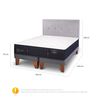 Cama Europea CIC Base Dividida 2 Plazas Premium + Respaldo
