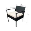 Set Terraza Di Poretti Design Livorno 2 Personas Negro
