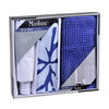 Set Cortina 4 Piezas Caja Mashini Asterisco Azul