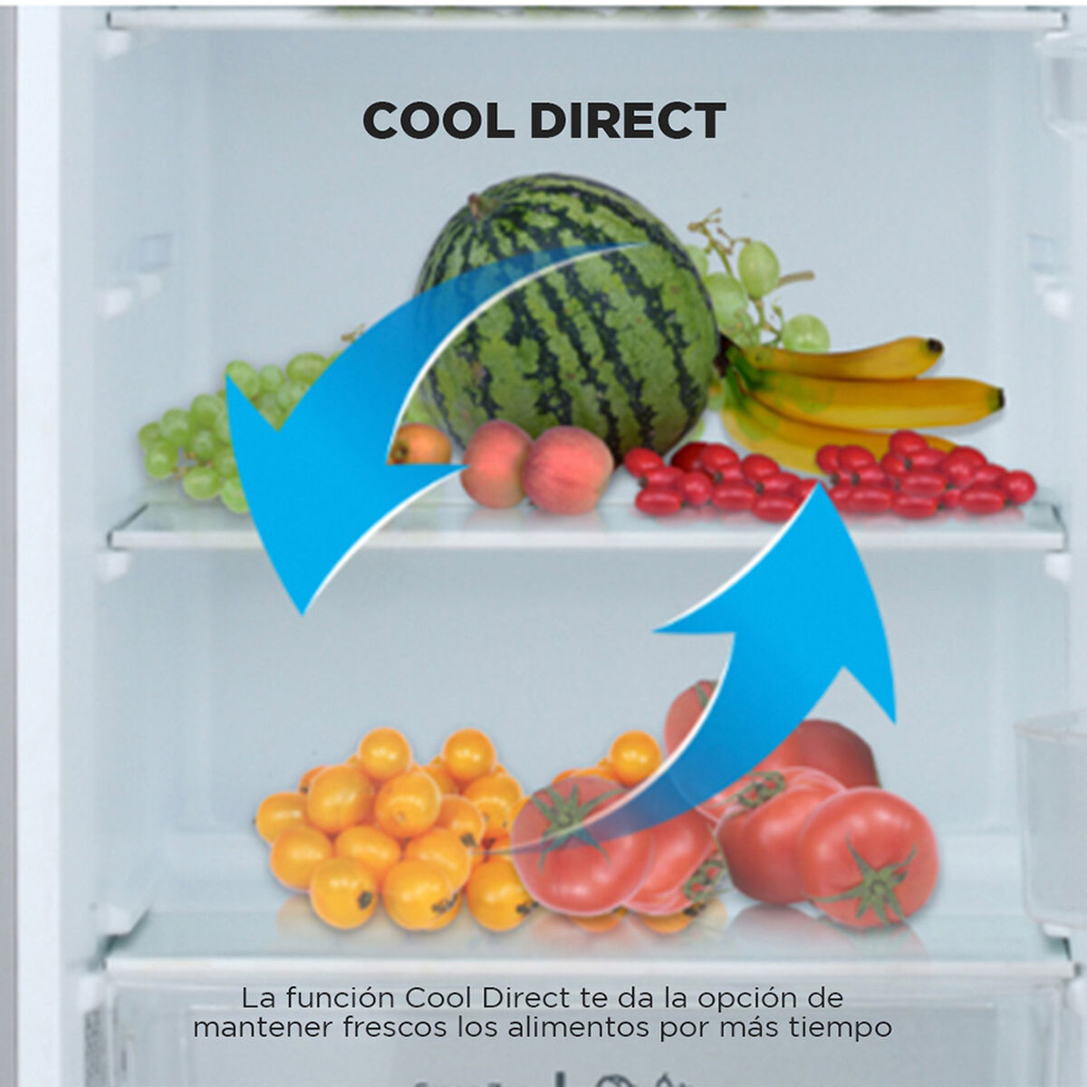 Refrigerador Frío Directo Midea MRFS-2100S273FN 207 lt