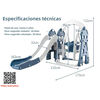 Resbalin Columpio 5 en 1 con Accesorios Azul Lubabycas