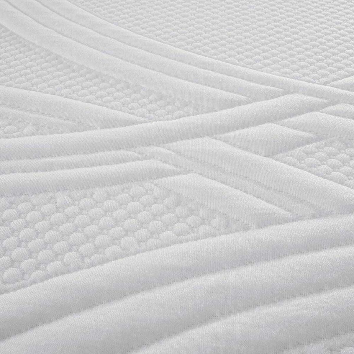 Box Spring CIC Base Dividida 2 Plazas New Ortopedic + Respaldo + 2 Veladores Tigris + Almohada