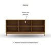 Rack TV Roca Essencia Hasta 65" Nogal