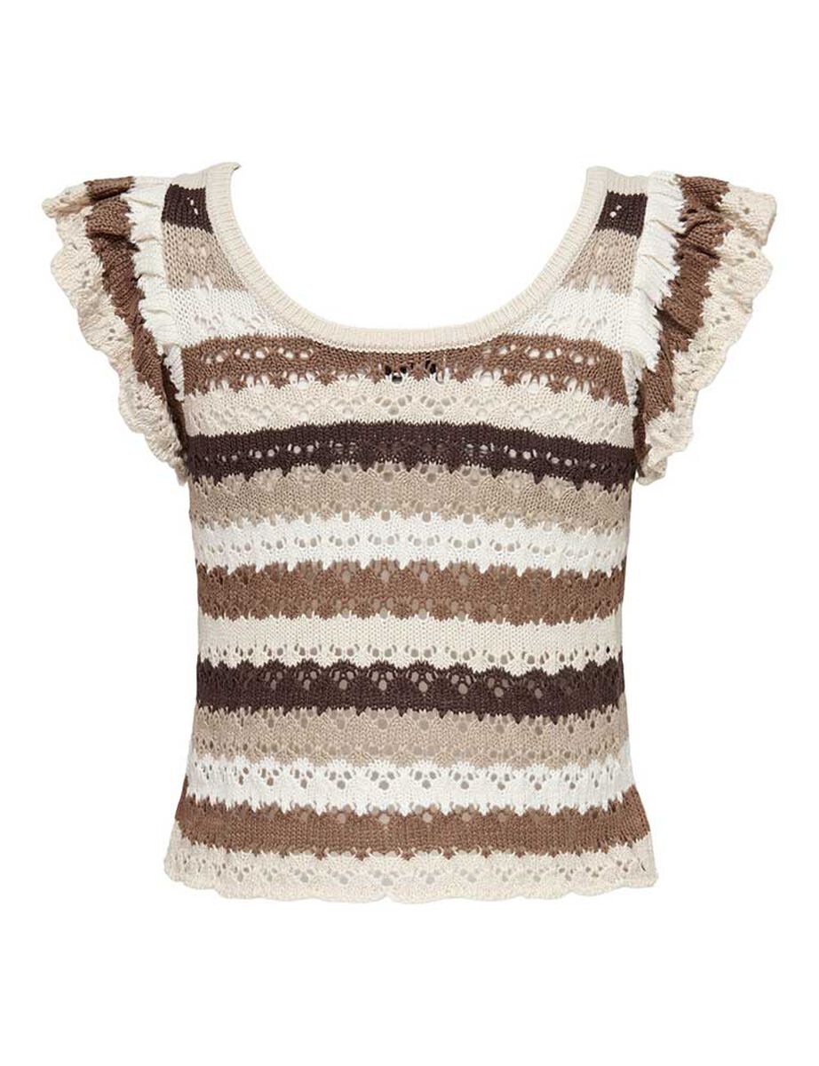 Polera Manga Casquillo Mujer Jacqueline De Yong