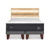 Cama Europea CIC 2 Plazas Lux + 1 Respaldo Loira