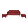 Sofá Bodevir Retro 50 3 Cuerpos + 2 Pouf