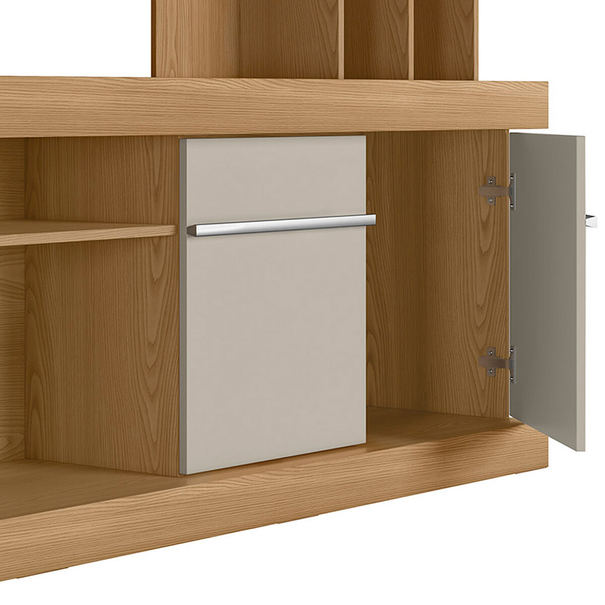 Home TV Di Poretti Design Canelaa Hasta 65" Caf&eacute; Claro