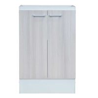 Base con Repisa Mobikit Acacia 2 Puertas Arena