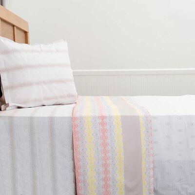 Imagen 2 del producto Juego de Sábanas Mashini 180 Hilos 1,5 Plazas Estampado Multicolor