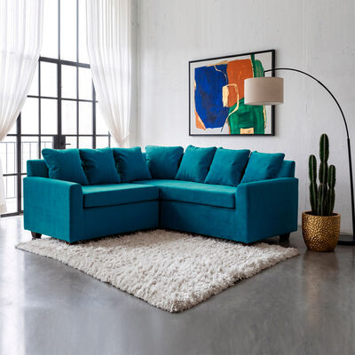 LATAM HOME Seccional Latam Home Lucca 3 Cuerpos Azul Petroleo